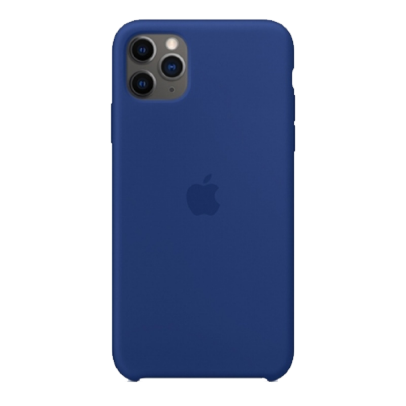 Накладка Apple iPhone 11 Pro Silicon Case (Синий лён)
