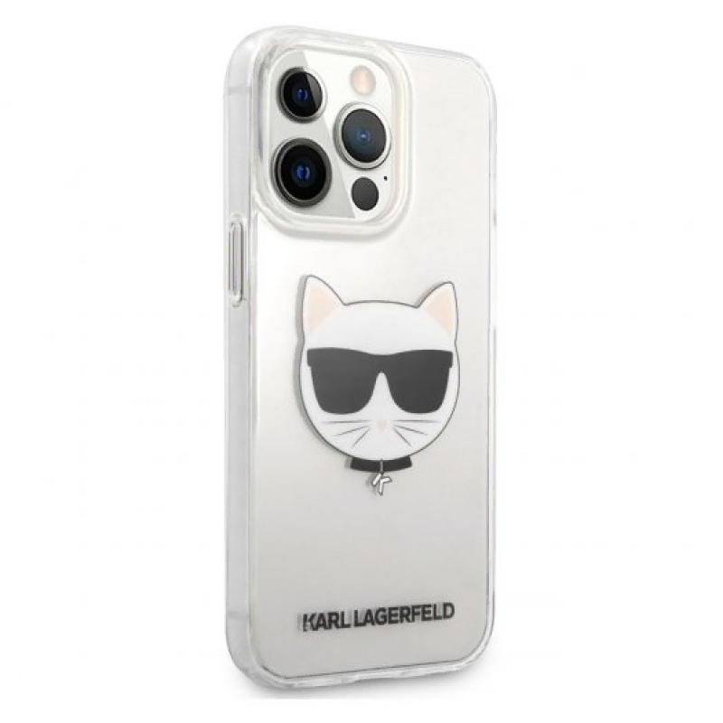 Чехол iPhone 13 Lagerfeld PC/TPU Choupette Hard Transparent