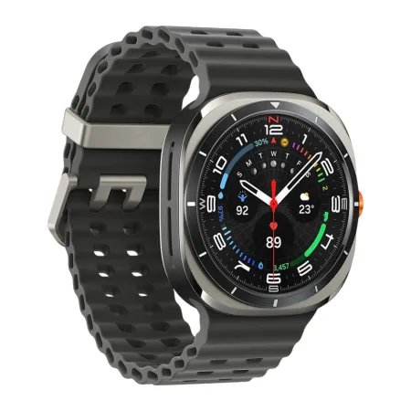 Умные часы Samsung Galaxy Watch Ultra 47мм, ремешок Marine (Titanium Silver, 2024)