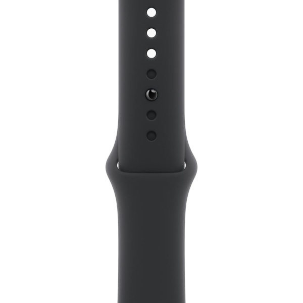 Apple Watch Series 11 46mm Aluminum Space Gray Case Black Sport Band S/M